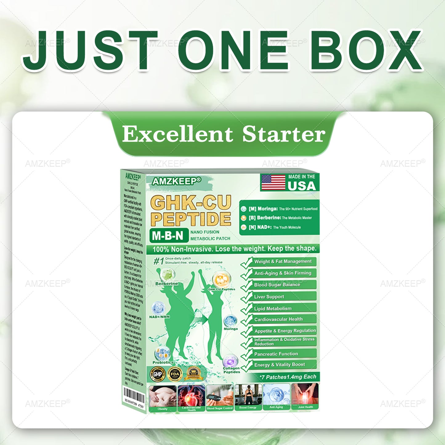 Congratulations!!! You’re our 𝐀𝐌𝐙𝐊𝐄𝐄𝐏® 500th customer today, and you get to enjoy a special offer: a second product for 80%off!