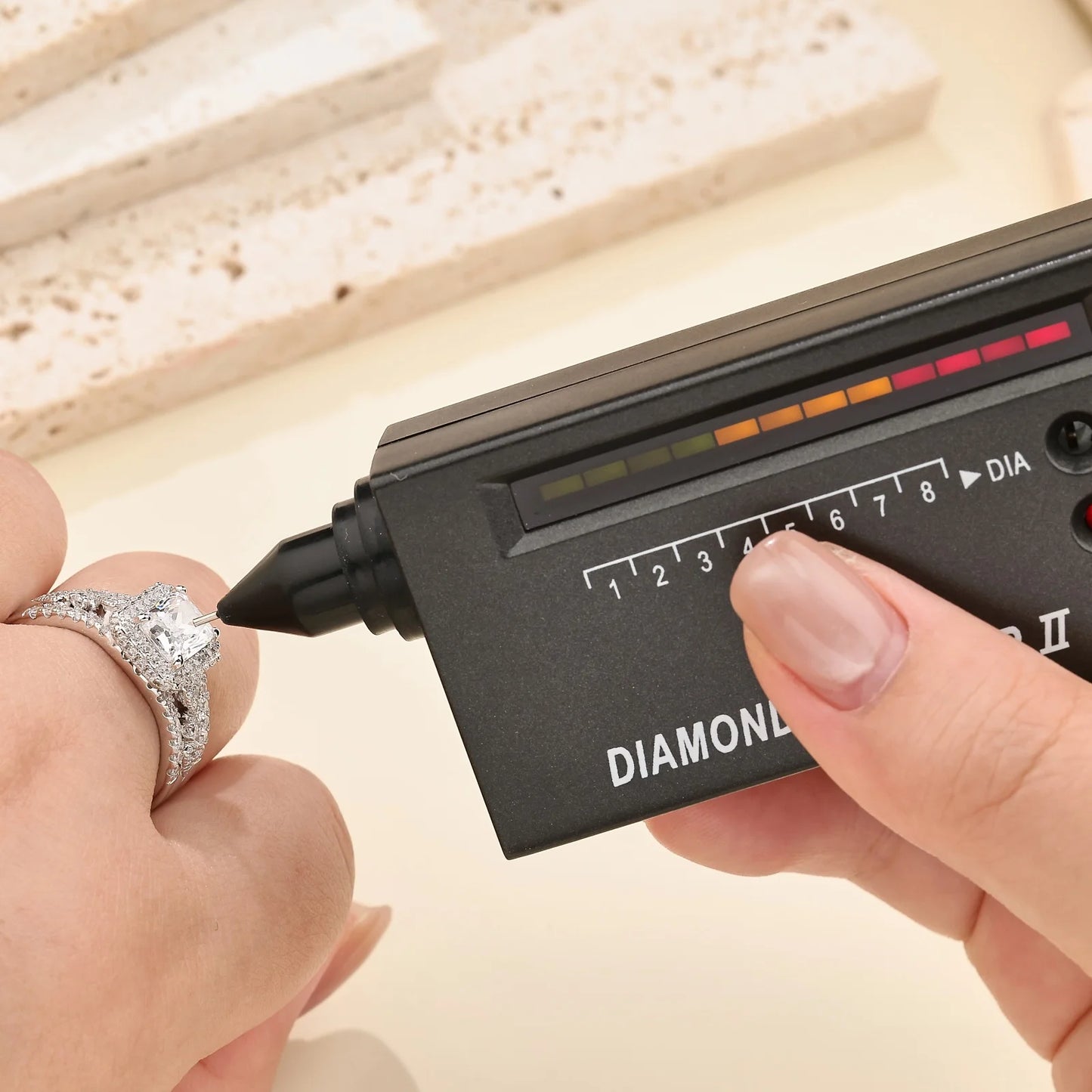 Newshe 2Pcs  GRA Certified Moissanite Radian Cut Wedding Rings Set for Women 925 Sterling Silver Bridal Ring